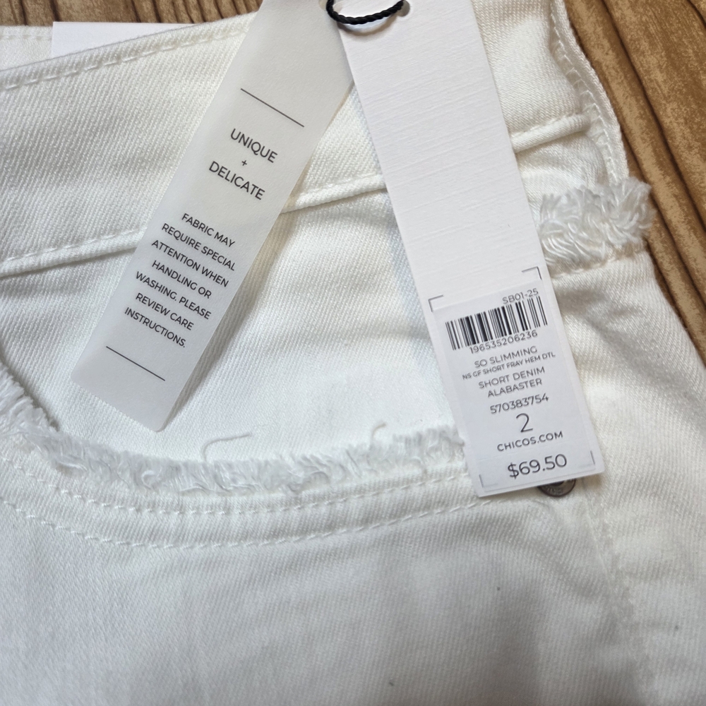 Chico's Cream So Slimming Girlfriend Pants - Picture 5 of 7